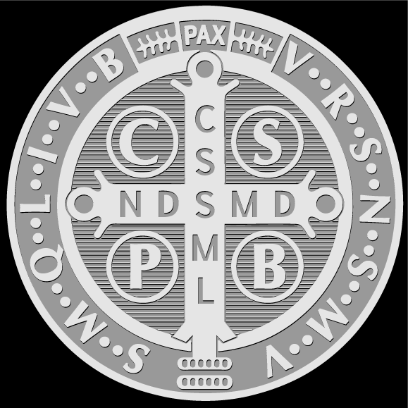 Saint benedict medal Royalty Free Vector Image